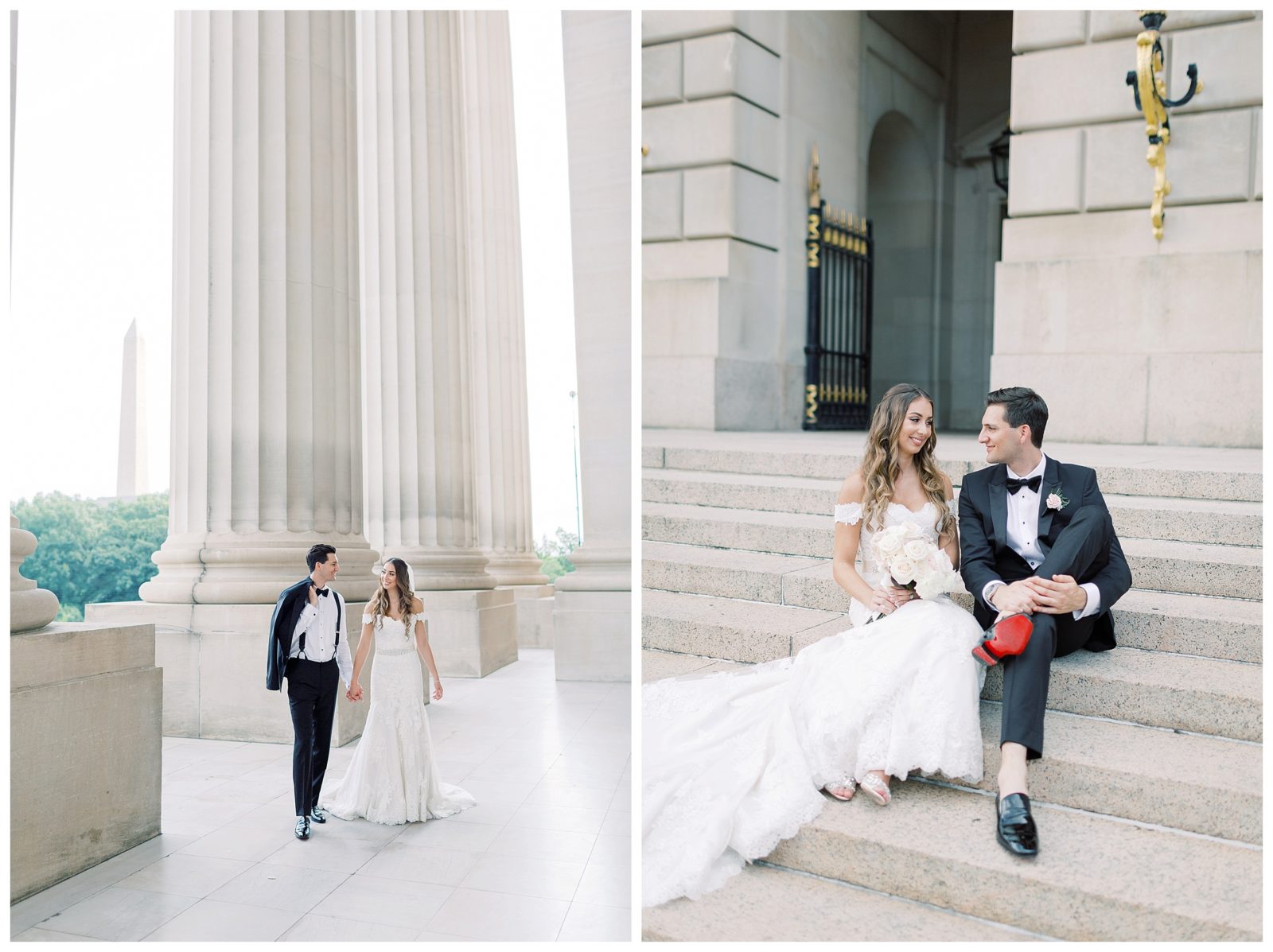 Andrew Mellon Auditorium Wedding Luxury DC Wedding