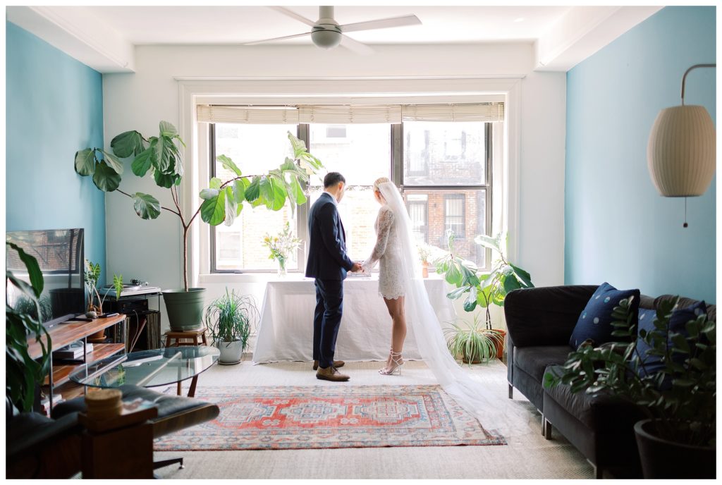 Stylish In Home Covid Wedding | Pandemic Wedding | Washington DC ...