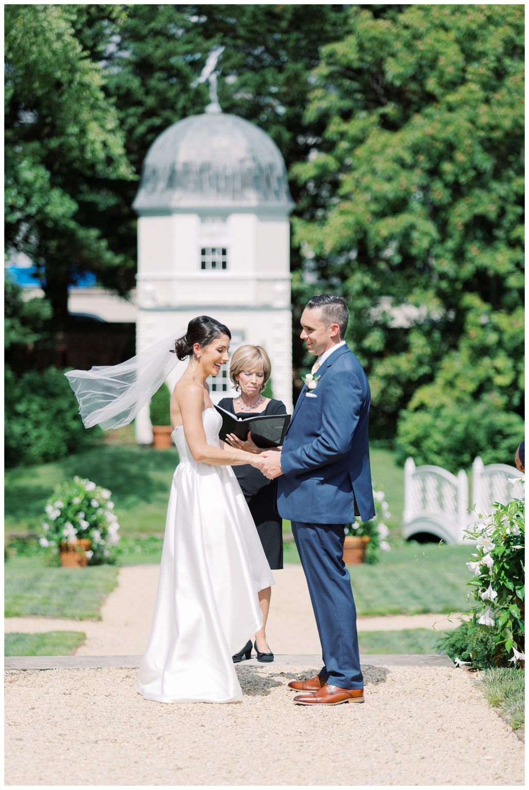 Annapolis Wedding Photos William Paca House Wedding Maryland Garden