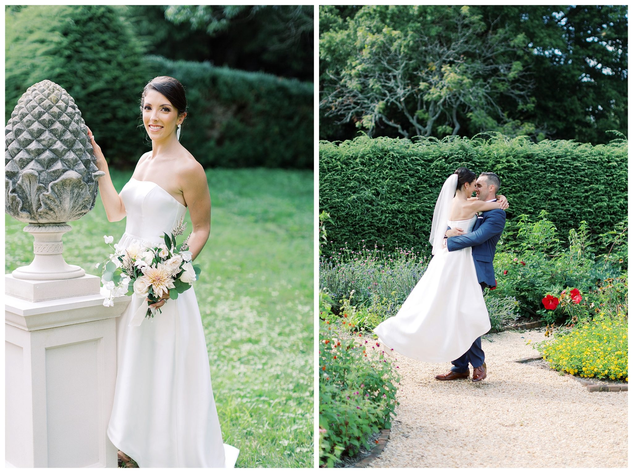 Annapolis Wedding Photos William Paca House Wedding Maryland Garden