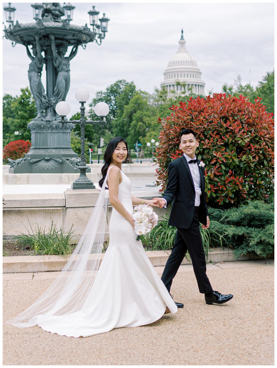 National Mall Elopement | Intimate DC Wedding DC War Memorial | Taine ...